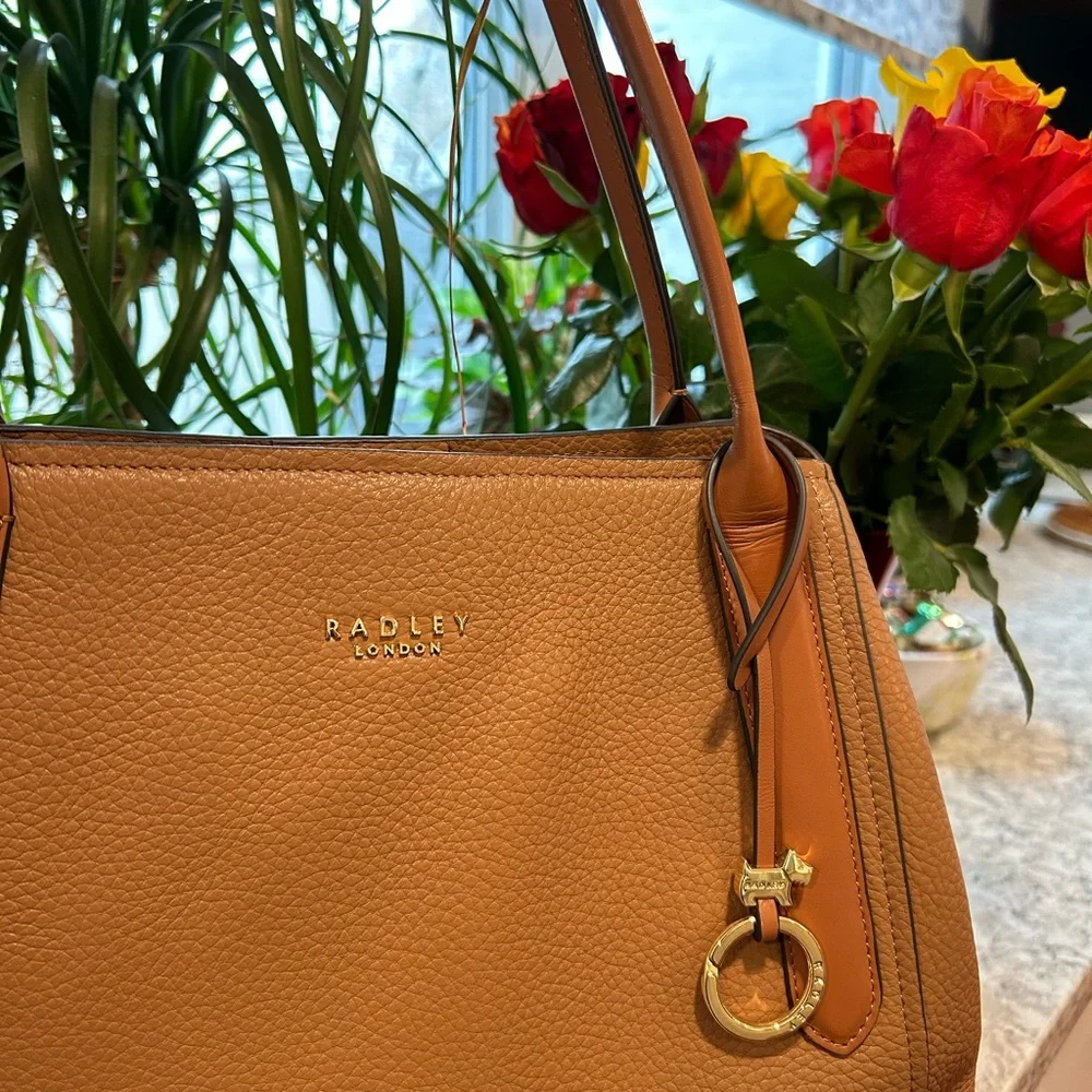 RADLEY LONDON Baylis Road Tan Leather Bag - Picture 3 of 11